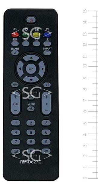 ����� �������������� ���������� ��� PHILIPS universal RM-627C (������ ���� RC2023611/01)  � �������